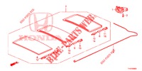 COMPONENTI PARASOLE  per Honda JAZZ 1.4 ESL 5 Porte pieno automatica 2012