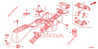 CONSOLE CENTRALE  per Honda JAZZ 1.4 ESL 5 Porte pieno automatica 2012