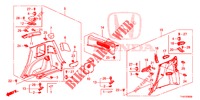 FODERAMENTO LATO POST.(2D)  per Honda JAZZ 1.4 ESL 5 Porte pieno automatica 2012