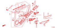 FODERAMENTO PORTIERA(4D)  per Honda JAZZ 1.4 ESL 5 Porte pieno automatica 2012