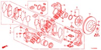 FRENO ANTERIORE  per Honda JAZZ 1.4 ESL 5 Porte pieno automatica 2012