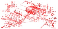 ISOLATORE CARBURATORE/ MOLTEPLICE ASPIRAZIONE  per Honda JAZZ 1.4 ESL 5 Porte pieno automatica 2012