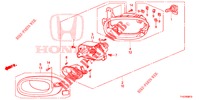 LAMPADA NEBBIA (1) per Honda JAZZ 1.4 ESL 5 Porte pieno automatica 2012