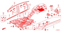 MODANATURA/PROTETTORE  per Honda JAZZ 1.4 ESL 5 Porte pieno automatica 2012