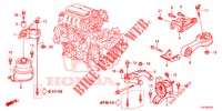 MONTATURA MOTORE (CVT) per Honda JAZZ 1.4 ESL 5 Porte pieno automatica 2012