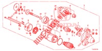 MOTORE AVVIATORE (DENSO) per Honda JAZZ 1.4 ESL 5 Porte pieno automatica 2012