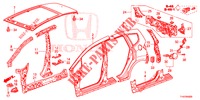 PANNELLI ESTERNI/PANNELLO POSTERIORE  per Honda JAZZ 1.4 ESL 5 Porte pieno automatica 2012