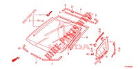 PARAVENTO ANTERIORE/ PARAVENTO POSTERIORE  per Honda JAZZ 1.4 ESL 5 Porte pieno automatica 2012
