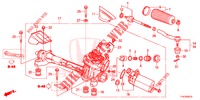 SCATOLA INGRANAGGIO P.S. (LH) per Honda JAZZ 1.4 ESL 5 Porte pieno automatica 2012