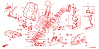 SEDILE ANTERIORE/CINTURE DI SICUREZZA (G.) (2) per Honda JAZZ 1.4 ESL 5 Porte pieno automatica 2012