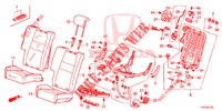 SEDILE POSTERIORE/CINTURA DI SICUREZZA (D.) (2) per Honda JAZZ 1.4 ESL 5 Porte pieno automatica 2012