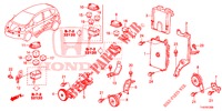 UNITA DI CONTROLLO (COMPARTIMENT MOTEUR) (LH) per Honda JAZZ 1.4 ESL 5 Porte pieno automatica 2012