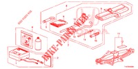 UTENSILE/CRICCO  per Honda JAZZ 1.4 ESL 5 Porte pieno automatica 2012