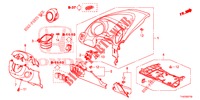 ABBELLIMENTO STRUMENTI (COTE DE CONDUCTEUR) (LH) per Honda JAZZ 1.4 LS 5 Porte 5 velocità manuale 2012