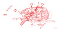 ANELLO DI TENUTA (INFERIEUR) per Honda JAZZ 1.4 LS 5 Porte 5 velocità manuale 2012