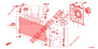 ARIA CONDIZIONATA (CONDENSATEUR) per Honda JAZZ 1.4 LS 5 Porte 5 velocità manuale 2012