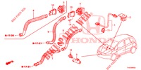 ARIA CONDIZIONATA (SENSEUR/CLIMATISEUR D'AIR AUTOMATIQUE) per Honda JAZZ 1.4 LS 5 Porte 5 velocità manuale 2012