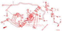 BRACCIO INFERIORE ANT./ MOLLA STABILIZZATORE  per Honda JAZZ 1.4 LS 5 Porte 5 velocità manuale 2012