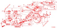 CILINDRO MAESTRO FRENO/ALIMENTO MAESTRO (LH) per Honda JAZZ 1.4 LS 5 Porte 5 velocità manuale 2012