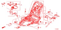 COMP. SEDILE ANT. (D.) (2) per Honda JAZZ 1.4 LS 5 Porte 5 velocità manuale 2012