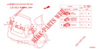 CONNETTORE ELETTRICO (ARRIERE) per Honda JAZZ 1.4 LS 5 Porte 5 velocità manuale 2012
