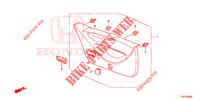 FODERA PORTELLONE/ FODERAMENTO PANNELLO(2D)  per Honda JAZZ 1.4 LS 5 Porte 5 velocità manuale 2012