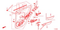 FODERAMENTO PORTIERA(4D)  per Honda JAZZ 1.4 LS 5 Porte 5 velocità manuale 2012
