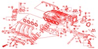 ISOLATORE CARBURATORE/ MOLTEPLICE ASPIRAZIONE  per Honda JAZZ 1.4 LS 5 Porte 5 velocità manuale 2012