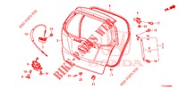 PANNELLO PORTELLONE(2D)  per Honda JAZZ 1.4 LS 5 Porte 5 velocità manuale 2012