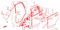 PANNELLO PORTIERA POST.(4D)  per Honda JAZZ 1.4 LS 5 Porte 5 velocità manuale 2012