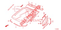 PARAVENTO ANTERIORE/ PARAVENTO POSTERIORE  per Honda JAZZ 1.4 LS 5 Porte 5 velocità manuale 2012