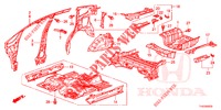 PAVIMENTO/PANNELLI INTERNI  per Honda JAZZ 1.4 LS 5 Porte 5 velocità manuale 2012