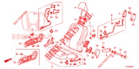 SEDILE ANTERIORE/CINTURE DI SICUREZZA (D.) (1) per Honda JAZZ 1.4 LS 5 Porte 5 velocità manuale 2012