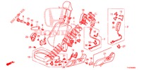 SEDILE ANTERIORE/CINTURE DI SICUREZZA (G.) (1) per Honda JAZZ 1.4 LS 5 Porte 5 velocità manuale 2012