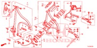 SEDILE ANTERIORE/CINTURE DI SICUREZZA  per Honda JAZZ 1.4 LS 5 Porte 5 velocità manuale 2012