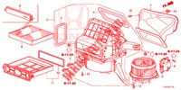 SOFFIATORE RISCALDATORE (LH) per Honda JAZZ 1.4 LS 5 Porte 5 velocità manuale 2012