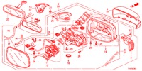 SPECCHIETTO/VISORE DA SOLE (VIRAGE AUTOMATIQUE) per Honda JAZZ 1.4 LS 5 Porte 5 velocità manuale 2012