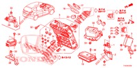 UNITA DI CONTROLLO (CABINE) (1) (LH) per Honda JAZZ 1.4 LS 5 Porte 5 velocità manuale 2012