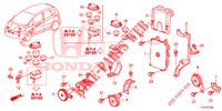 UNITA DI CONTROLLO (COMPARTIMENT MOTEUR) (LH) per Honda JAZZ 1.4 LS 5 Porte 5 velocità manuale 2012