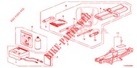 UTENSILE/CRICCO  per Honda JAZZ 1.4 LS 5 Porte 5 velocità manuale 2012
