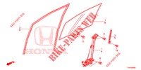 VETRO PORTIERA ANT./REGOLATORE PORTIERA  per Honda JAZZ 1.4 LS 5 Porte 5 velocità manuale 2012