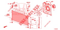ARIA CONDIZIONATA (CONDENSATEUR) per Honda JAZZ 1.4 LUXURY 5 Porte 5 velocità manuale 2014