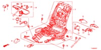 COMP. SEDILE ANT. (D.) (2) per Honda JAZZ 1.4 LUXURY 5 Porte 5 velocità manuale 2014