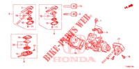 COMPONENTI CILINDRO CHIAVE  per Honda JAZZ 1.4 LUXURY 5 Porte 5 velocità manuale 2014