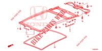 FODERA SUPERIORE/PARASOLE/VETRO SCIVOLAMENTO  per Honda JAZZ 1.4 LUXURY 5 Porte 5 velocità manuale 2014