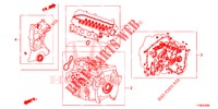 KIT GUARNIZIONE/ ASS. TRASMISSIONE  per Honda JAZZ 1.4 LUXURY 5 Porte 5 velocità manuale 2014