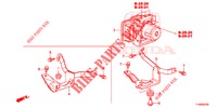 MODULATORE VSA(RH)('00 )  per Honda JAZZ 1.4 LUXURY 5 Porte 5 velocità manuale 2014