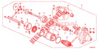 MOTORE AVVIATORE (DENSO) (1) per Honda JAZZ 1.4 LUXURY 5 Porte 5 velocità manuale 2014