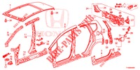 PANNELLI ESTERNI/PANNELLO POSTERIORE  per Honda JAZZ 1.4 LUXURY 5 Porte 5 velocità manuale 2014