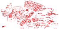 POMPA ACQUA/TERMOSTATO  per Honda JAZZ 1.4 LUXURY 5 Porte 5 velocità manuale 2014